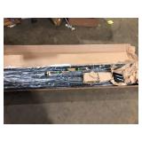 PEAK Modular Fencing Matte Black Aluminum 1x6 Wood Board Bracket for an Outdoor Privacy Fence System  Customer Returns See Pictures