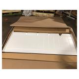 American Standard Ovation Curve 60 in. W x 72 in. H 3-Piece Glue Up Alcove Subway Tile Shower Walls in Arctic White    Customer Returns See Pictures