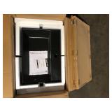 Claire 24 in. Ceramic Matte Black Console Sink Basin Black Legs by Swiss Madison  Customer Returns See Pictures