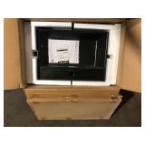 Claire 24 in. Ceramic Matte Black Console Sink Basin Black Legs by Swiss Madison  Customer Returns See Pictures