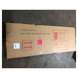 XRAMFY 24 in. W x 65 in. H Modern Arched Metal Framed with Grids Black Full Length Wall Mirror  Customer Returns See Pictures
