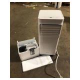 Vissani 5,000 BTU 115-Volt 3-in-1 Portable Air Conditioner Unit Cools up to 150 sq. ft. with Dehumidifier and Remote in White Customer Returns See Pictures