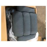Uixe Modern Dark Gray Polyester Upholstered Recliner Chair with Adjustable Backrest and Footrests  Customer Returns See Pictures