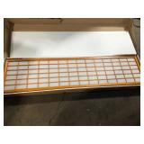 RED LANTERN 6 ft. Honey 4-Panel Room Divider Customer Returns See Pictures