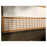 RED LANTERN 6 ft. Honey 4-Panel Room Divider Customer Returns See Pictures