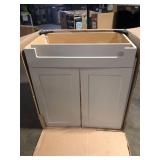 31 in. Single Sink Pearl Gray Bath Vanity No Granite Top Included  Customer Returns See Pictures