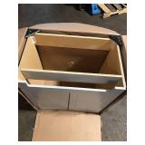 31 in. Single Sink Pearl Gray Bath Vanity No Granite Top Included  Customer Returns See Pictures