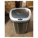 NINESTARS 21 Gal. Auto-Open Infrared Trash Can   Customer Returns See Pictures