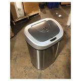 NINESTARS 21 Gal. Auto-Open Infrared Trash Can   Customer Returns See Pictures