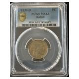 1938-D Buffalo Nickel PCGS MS63