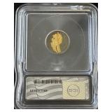 Black Ruthenium & Gold Mercury Dime ICG Brilliant Uncirulated