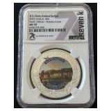 2022 Cook Islands $5 Dollar Silver North Dakota Coin NGC MS70