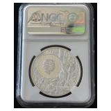 2022 Cook Islands $5 Dollar Silver North Dakota Coin NGC MS70