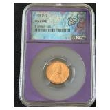 1958-D Lincoln Cent NGC MS65 Red