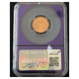 1958-D Lincoln Cent NGC MS65 Red