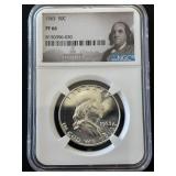 1963 Franklin Half Dollar Proof NGC PF66
