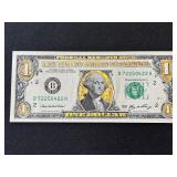 2006 Green Seal $1 Dollar Gold Inlayed Uncirculated