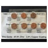 1982 Lincoln Cent Set