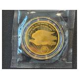 Cook Island .999 Fine Gold $5 Dollar St. Gaudens Coin