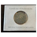 1989-D Congress Half Dollar