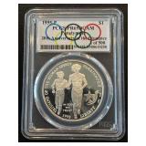 1995-P Paralympics Silver Dollar Proof PCGS PR69 Deep Cameo