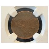 1904-1931 India 2P Hyderabad NGC