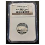2008-S Arizona Silver Quarter Proof NGC PF70 Ultra Cameo