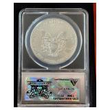 2011 Silver Eagle First Day of Issue ANACS MS70