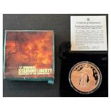 Zombucks Starving Liberty 1 Ounce .999 Copper Round