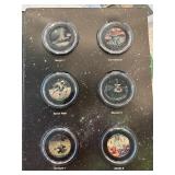 Race to Space Colorized Kennedy Half Dollars