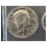 1966 Special Mint Set 40% Silver Kennedy