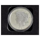 Silver Plated Peace Dollar Replica Set