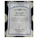 Silver Plated Peace Dollar Replica Set