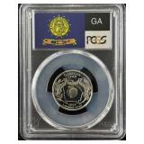 1999-S Georgia Silver Quarter Proof PCGS PR69 Deep Cameo