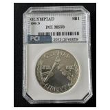 1988-D Olympiad Silver Dollar PCI MS70