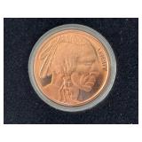 Buffalo and Indian 1 Ounce .999 Copper Rounds