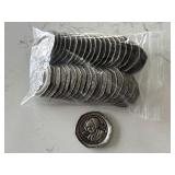 Miniature Pewter Presidential Collector Plates