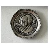 Miniature Pewter Presidential Collector Plates