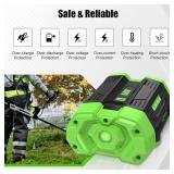 56V 500mAh BA2800 BA4200 Replacement Battery Compatible with EGO 56V Power Tools $89.99 Retail - Brand New 56V 500mAh BA2800 BA4200 Replacement Battery Compatible with EGO 56V Power Tools $89.99 Retail - Brand New