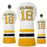 Happy Gilmore Adam Sandler Movie Boston Bruins Hockey Style #18 Golf Club Head Covers - Brand New Happy Gilmore Adam Sandler Movie Boston Bruins Hockey Style #18 Golf Club Head Covers - Brand New