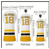 Happy Gilmore Adam Sandler Movie Boston Bruins Hockey Style #18 Golf Club Head Covers - Brand New Happy Gilmore Adam Sandler Movie Boston Bruins Hockey Style #18 Golf Club Head Covers - Brand New