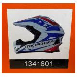 Brand New MX Force MHS39 Jet Motocross Helmet - Red, White & Blue - Adult Size Medium *N Brand New MX Force MHS39 Jet Motocross Helmet - Red, White & Blue - Adult Size Medium *N