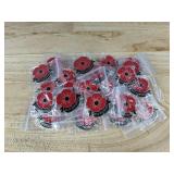 27 Remembrance Pins Lest We Forget Poppy - Brand New 27 Remembrance Pins Lest We Forget Poppy - Brand New