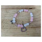 2 Hello Kitty Charm Friendship Beaded Bracelets, Magnet Clasp - Brand New 2 Hello Kitty Charm Friendship Beaded Bracelets, Magnet Clasp - Brand New