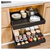 Expandable Pull Out Cabinet Organizer, Black - Brand New *B Expandable Pull Out Cabinet Organizer, Black - Brand New *B