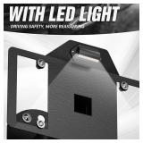 Spare Tire license plate frame with LED light for Jeep Wrangler - Brand New *B Spare Tire license plate frame with LED light for Jeep Wrangler - Brand New *B