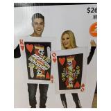 Way to Celebrate King and Queen of Hearts Adult Costume Set - Brand New Way to Celebrate King and Queen of Hearts Adult Costume Set - Brand New