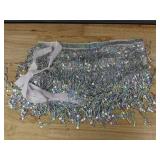 Halloween Accessories: Tights, Sleeves, Wig, Glasses, and Sequin Belly Dance Skirt - Brand New Halloween Accessories: Tights, Sleeves, Wig, Glasses, and Sequin Belly Dance Skirt - Brand New