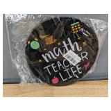 Math Teacher Mouse Pad and 9 Math Fidget Spinners Bundle - Brand New Math Teacher Mouse Pad and 9 Math Fidget Spinners Bundle - Brand New