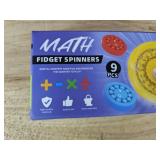 Math Teacher Mouse Pad and 9 Math Fidget Spinners Bundle - Brand New Math Teacher Mouse Pad and 9 Math Fidget Spinners Bundle - Brand New